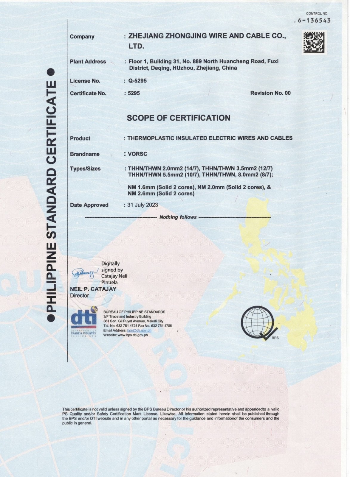 Certificate Certificate